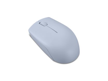 Souris compacte sans fil Lenovo 300 Frost Blue, Type : Standard, Résolution (dpi) : 1000 dpi, Boutons/rouettes, 3, Interface souris/Technologie : Sans fil, Interface récepteur, dongle USB 2,4 GHz, Couleur : Bleu, Taille (mm) : 97,91 x 57,99 x 32,53 mm, Poids : 52g, Garantie : 1 an – Image 2