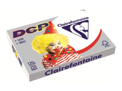 Papier laser/jet d’encre A3 120g Impression couleur 250/top Clairefontaine