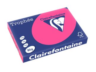Hartie A3 80g/mp couleur intens fluo 500/top Clairefontaine
