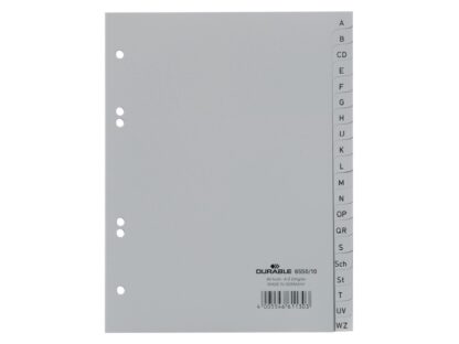 Index plastique A5 A-Z Durable