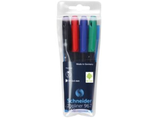 Fineliner Topliner 967 04 assorted Wallet 4 pieces