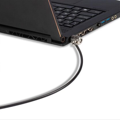 Câble de sécurité pour ordinateur portable Lindy 2 m, noir – Image 3