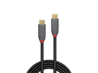 Câble Lindy Câble USB 3.2 Type C vers C de 1,5 m, 20 Gbit/s, 5 A, PD, Anthra Line