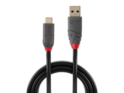 Câble de transfert Lindy LY-36912, câble USB 3.2 Type A vers C, 1,5 m, Anthra Line – Image 2