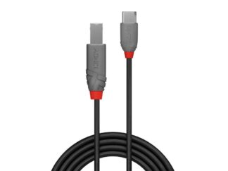 Câble Lindy 1m USB 2.0 Type A vers Type B, Anthra Line