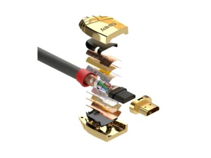 Cable Lindy HDMI Haute Vitesse, 2m, Or – Image 3