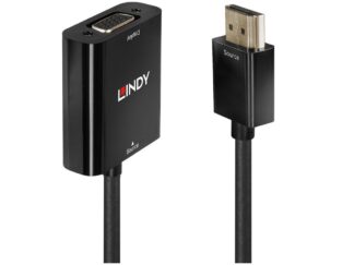 Adaptateur Lindy LY-38291 Convertisseur HDMI 1.3 vers VGA, noir