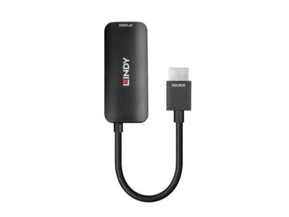 Convertisseur HDMI 8K60 la Port Display 1.4, latime de banda suportata 48Gbps, resolution entrée  840x2160@120Hz 4:4:4 8Bit 7680x4320@60Hz 4:2:0 8Bit, resolution sortie:, 3840x2160@ 120Hz 4:4:4 8Bit 7680x4320@60Hz 4:2:0 8Bit, chipset LT6711GX_U2, noir – Image 2