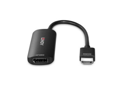 Convertisseur HDMI 8K60 la Port Display 1.4, latime de banda suportata 48Gbps, resolution entrée  840x2160@120Hz 4:4:4 8Bit 7680x4320@60Hz 4:2:0 8Bit, resolution sortie:, 3840x2160@ 120Hz 4:4:4 8Bit 7680x4320@60Hz 4:2:0 8Bit, chipset LT6711GX_U2, noir – Image 3