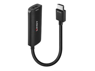 Convertisseur HDMI 8K60 la Port Display 1.4, latime de banda suportata 48Gbps, resolution entrée  840x2160@120Hz 4:4:4 8Bit 7680x4320@60Hz 4:2:0 8Bit, resolution sortie:, 3840x2160@ 120Hz 4:4:4 8Bit 7680x4320@60Hz 4:2:0 8Bit, chipset LT6711GX_U2, noir