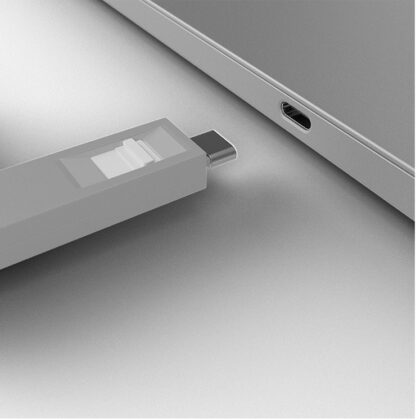Clé de blocage de port Lindy USB Type C, paquet de 4, blanc – Image 3