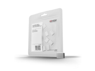 Bloqueur de port Lindy 10xUSB-C (sans clé), blanc