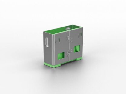 Serrures Lindy adaptateur USB, 10 USB, vert – Image 2