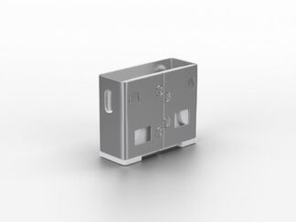 Serrures Lindy adaptateur USB, 10 USB, blanc