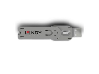 Clé de blocage de port Lindy USB Type A, blanche – Image 2