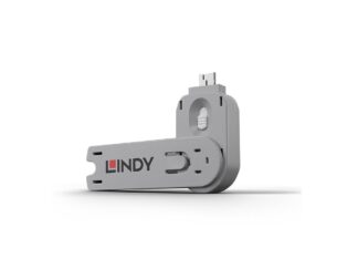 Clé de blocage de port Lindy USB Type A, blanche