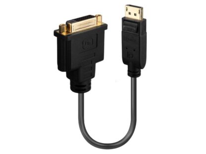 Adaptateur Lindy LY-41004, DisplayPort 1.2 to DVI, noir – Image 2