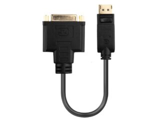 Adaptateur Lindy LY-41004, DisplayPort 1.2 to DVI, noir