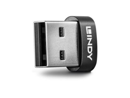Adaptateur Lindy LY-41884, USB 2.0 Type A vers Type C, noir – Image 2