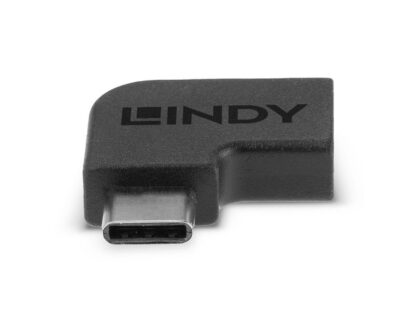 Adaptateur Lindy USB-C 3.2 la USB C 90°, matériau PVC, températures de fonctionnement -10°C - 80°C (14°F - 176°F), noir – Image 2