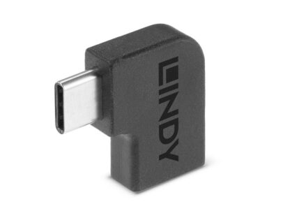 Adaptateur Lindy USB-C 3.2 la USB C 90°, matériau PVC, températures de fonctionnement -10°C - 80°C (14°F - 176°F), noir – Image 4