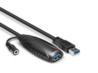 Câble d'extension USB 3.0 actif Lindy 10 m