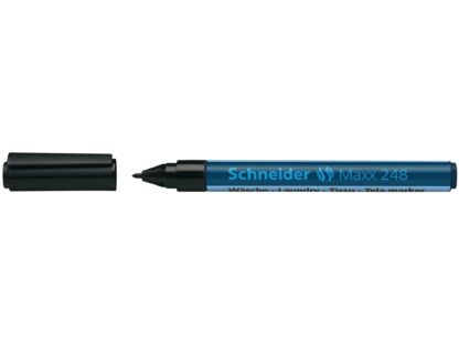 Marqueur permanent textile 1.0 mm Schneider 248 noir – Image 3