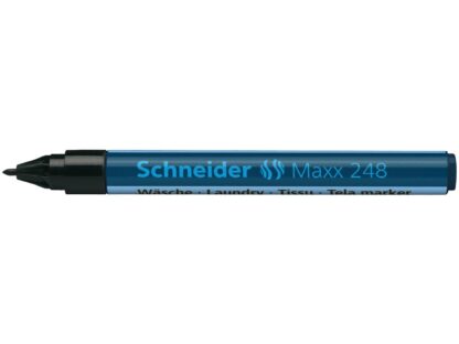Marqueur permanent textile 1.0 mm Schneider 248 noir – Image 4