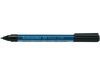 Marqueur permanent textile 1.0 mm Schneider 248 noir – Image 5