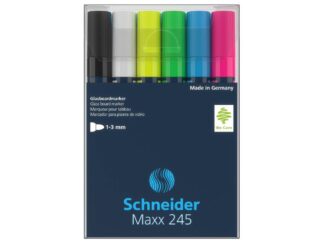 Marqueur pour verre Schneider Maxx 245 6 pcs/set