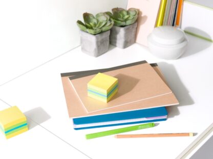 Mini notes autocollantes Post-it 51 x 51 mm, 400 feuilles 3M – Image 2