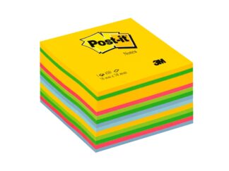 Cube adhésif Post it 76 x 76 mm 450 feuilles 3M