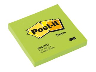 Notes adhésives 76 x 76 mm 100 feuilles néon Post-it 3M