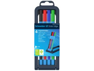 Stylo à bille Slider Edge XB basic Box 4 pièces