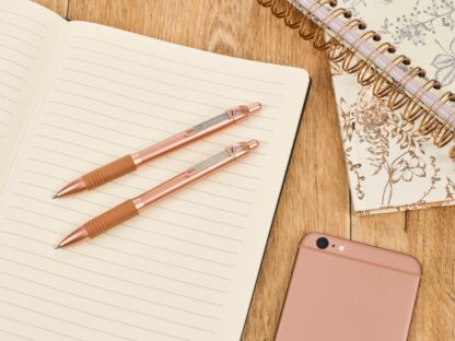 Stylo à bille 1 mm Zebra Z-Grip Smooth Rose Gold – Image 2
