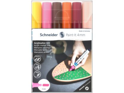 Marqueur peinture acrilique Paint-It 320 4 mm Schneider 6 buc/set3