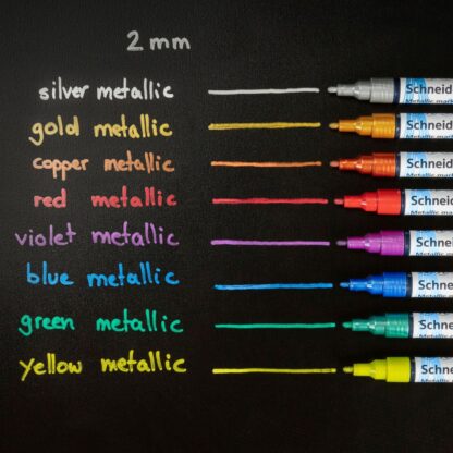 Marqueur métallique à pointe ogive 2 mm Paint-It 011 set1 – Image 4