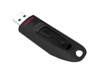 Clé USB SanDisk Ultra, 128 Go, 3.0, Vitesse de lecture : jusqu'à 100 Mo/s