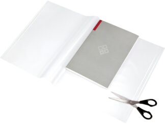 Couverture de carnet de notes/livre 550 x 310 mm avec bords cristal autocollants