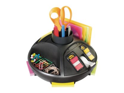 Organiseur de bureau avec notes, index et ruban adhésif, noir C91 3M – Image 2