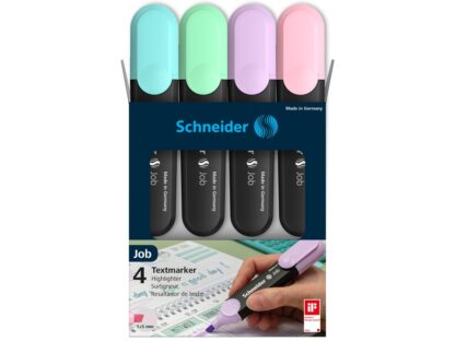 Marqueur de texte Schneider Job Pastel 4/set – Image 2