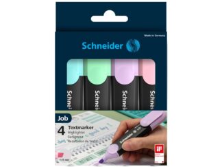 Marqueur de texte Schneider Job Pastel 4/set